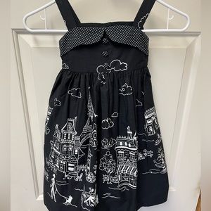 Marmelleta Black & White Parisian print Dress size 3T